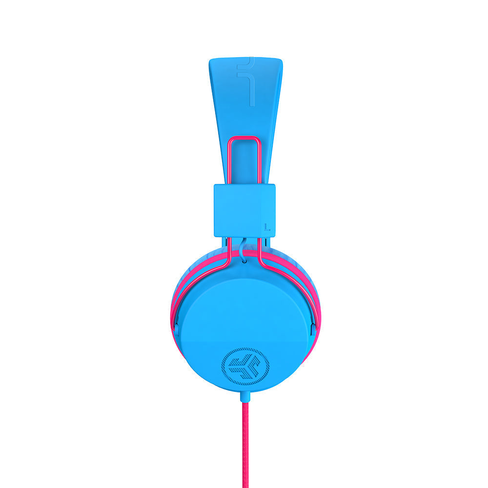 JBuddies Studio On-Ear Kids Wired Type-C Headphones Blue/Pink