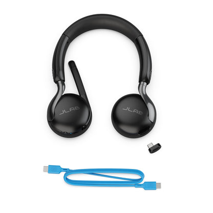 GO Work Wireless On-Ear Headset Gen 3 Black