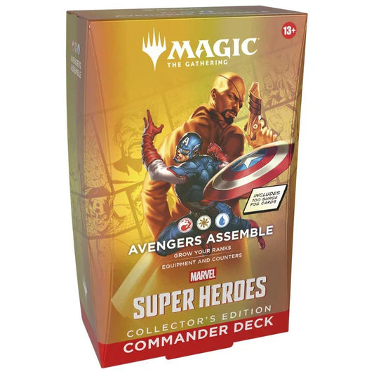 Magic: The Gathering: Marvel Super Heroes Collector Commander Deck Avengers Assemble
