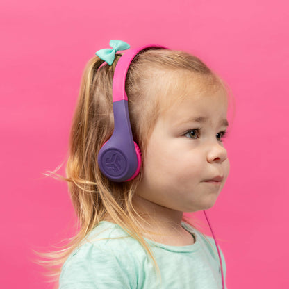 JBuddies Pop Wired Kids Headphones Pink