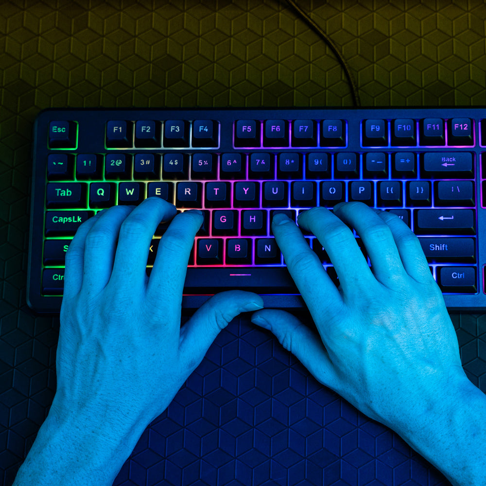 Nightfall Full-Size Wired Gaming Keyboard Black