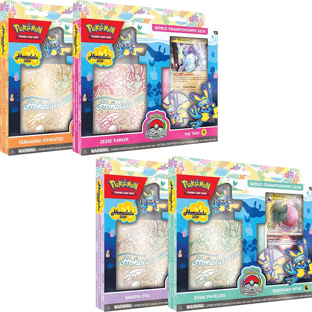 Pokémon 2024 World Champions Decks - Set of 4