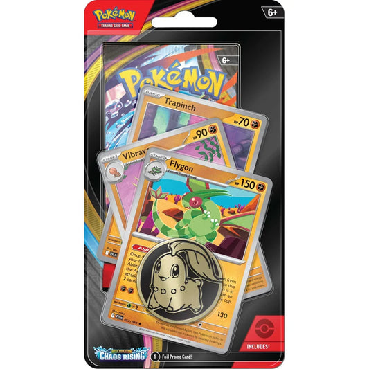 Pokémon Mega Evolution Chaos Rising - Flygon - Premium Checklane Blister