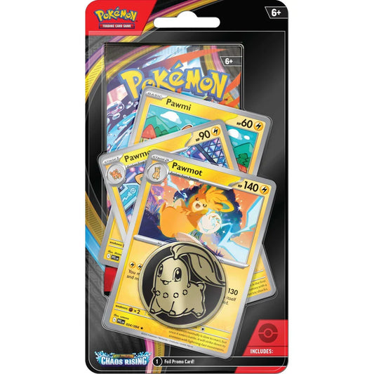 Pokémon Mega Evolution Chaos Rising - Pawmot - Premium Checklane Blister