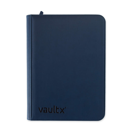 VaultX 9-Pocket Exo-Tec® Zip Binder - Royal Blue