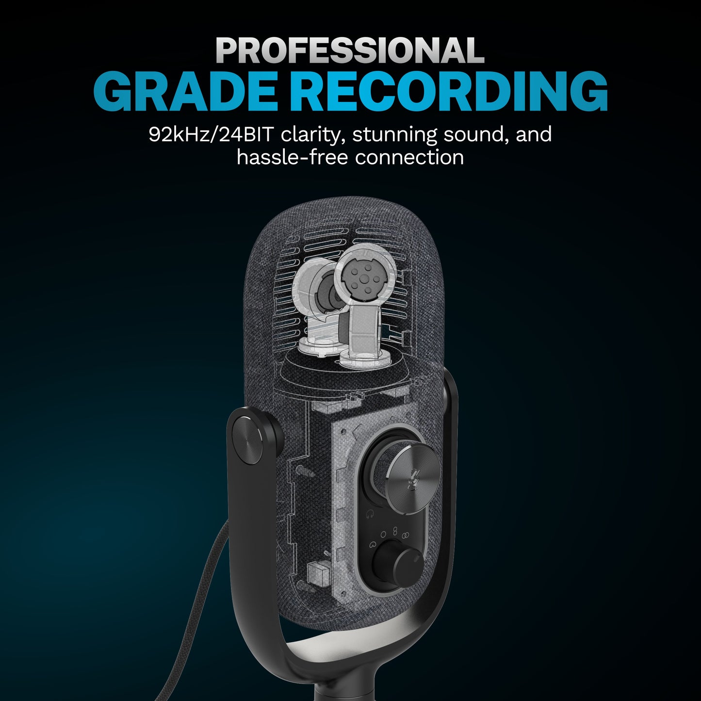 Epic Talk USB Microphone White